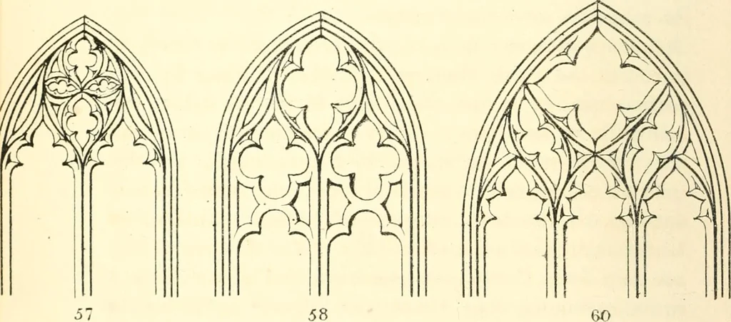 An illustration from An essay on the origin and development of window tracery in England; with nearly four hundred illustrations, 1851, leaf 205