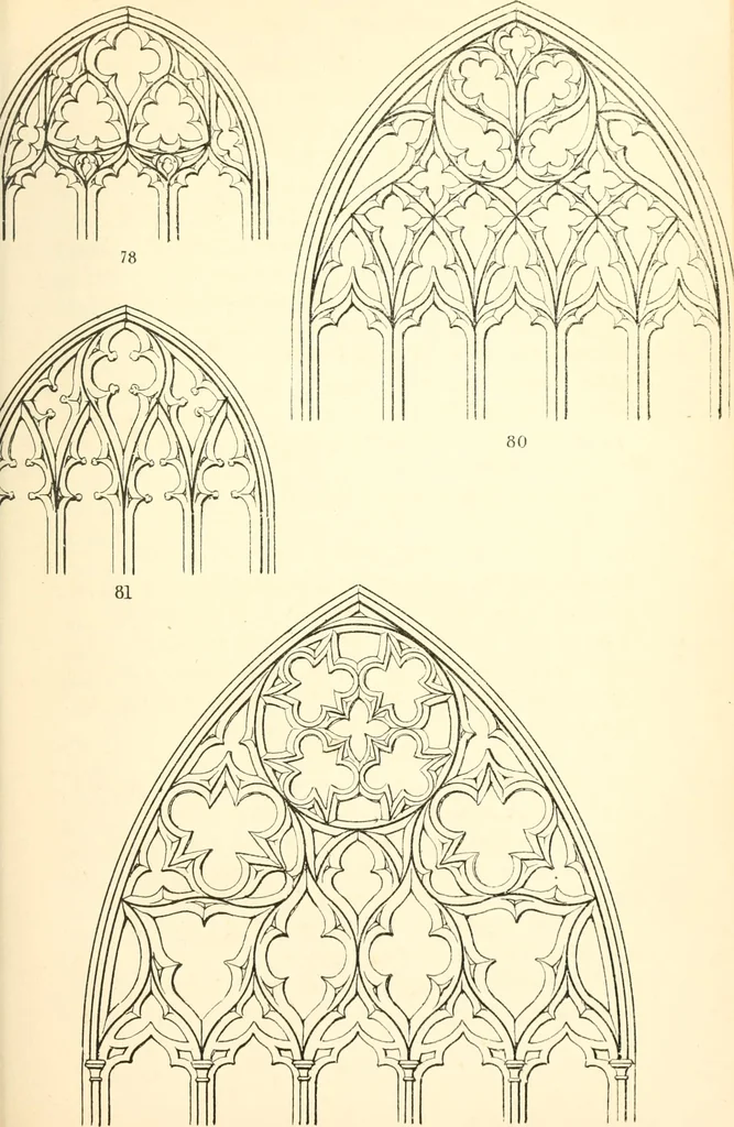 An illustration from An essay on the origin and development of window tracery in England; with nearly four hundred illustrations, 1851, leaf 220