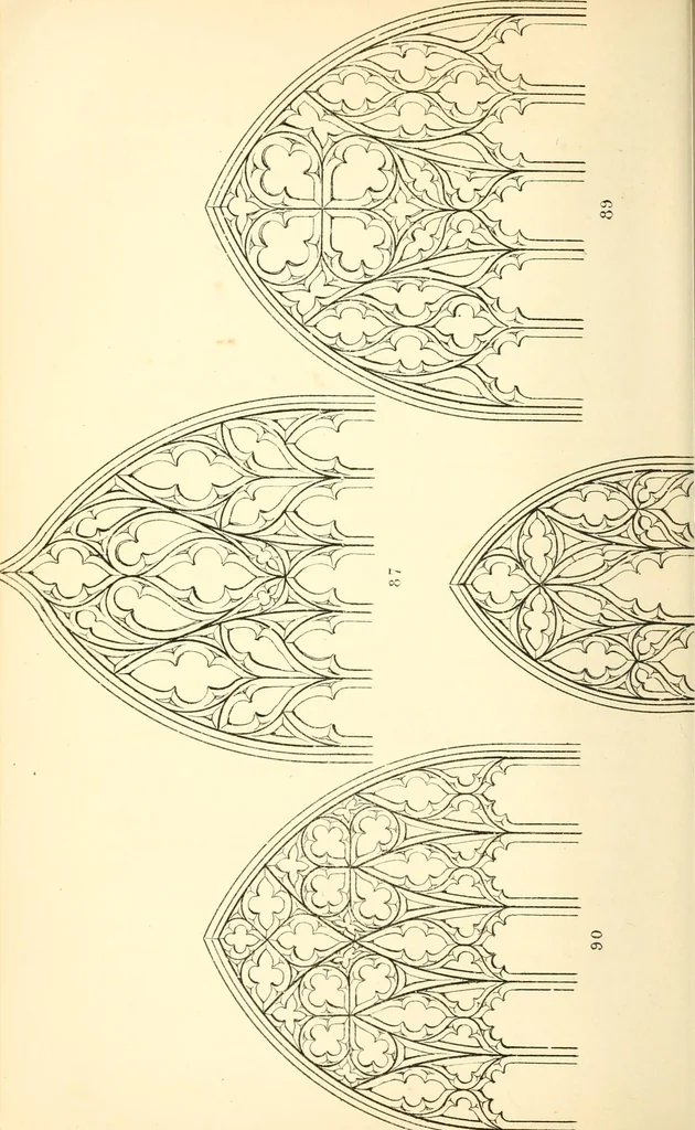 An illustration from An essay on the origin and development of window tracery in England; with nearly four hundred illustrations, 1851, leaf 229