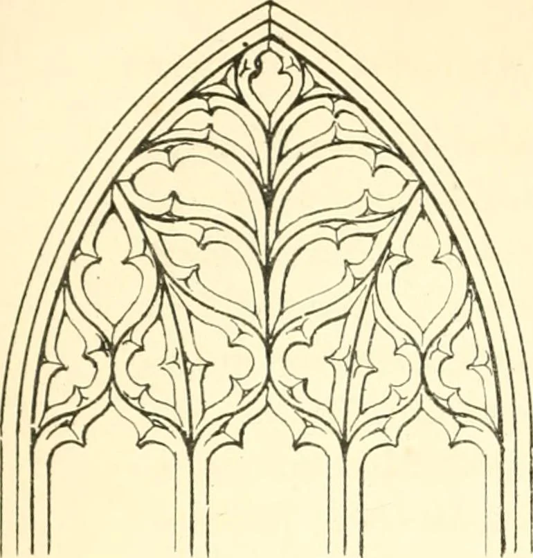An illustration from An essay on the origin and development of window tracery in England; with nearly four hundred illustrations, 1851, leaf 237