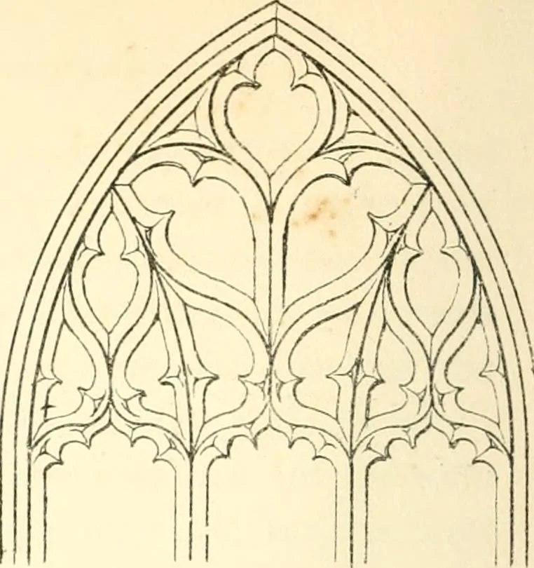 An illustration from An essay on the origin and development of window tracery in England; with nearly four hundred illustrations, 1851, leaf 237