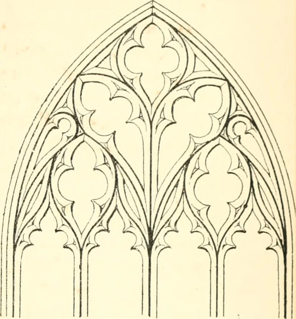 An illustration from An essay on the origin and development of window tracery in England; with nearly four hundred illustrations, 1851, leaf 256