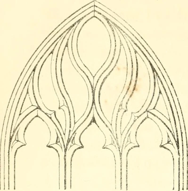 An illustration from An essay on the origin and development of window tracery in England; with nearly four hundred illustrations, 1851, leaf 269