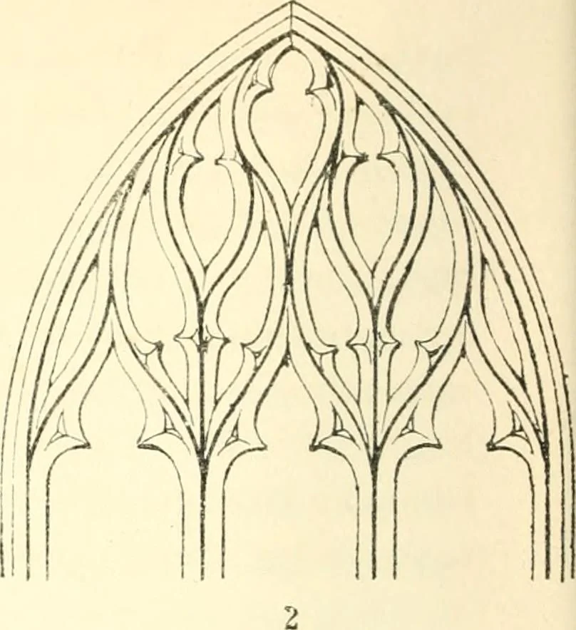An illustration from An essay on the origin and development of window tracery in England; with nearly four hundred illustrations, 1851, leaf 269