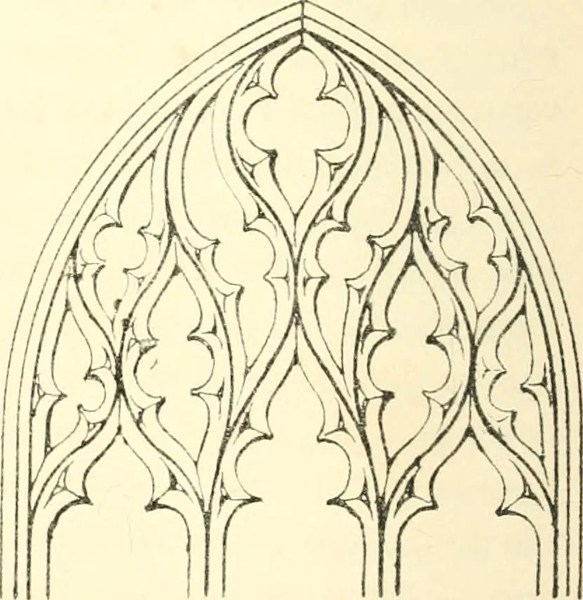 An illustration from An essay on the origin and development of window tracery in England; with nearly four hundred illustrations, 1851, leaf 269