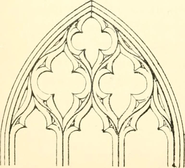 An illustration from An essay on the origin and development of window tracery in England; with nearly four hundred illustrations, 1851, leaf 269