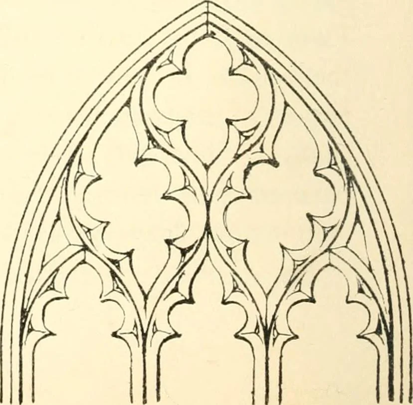 An illustration from An essay on the origin and development of window tracery in England; with nearly four hundred illustrations, 1851, leaf 269