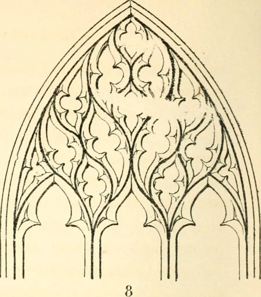 An illustration from An essay on the origin and development of window tracery in England; with nearly four hundred illustrations, 1851, leaf 273