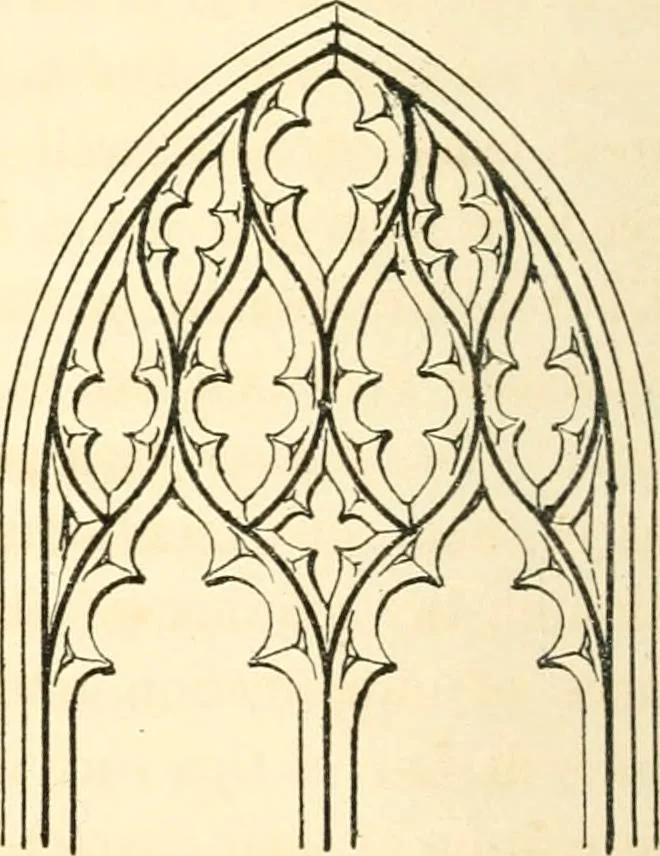 An illustration from An essay on the origin and development of window tracery in England; with nearly four hundred illustrations, 1851, leaf 273