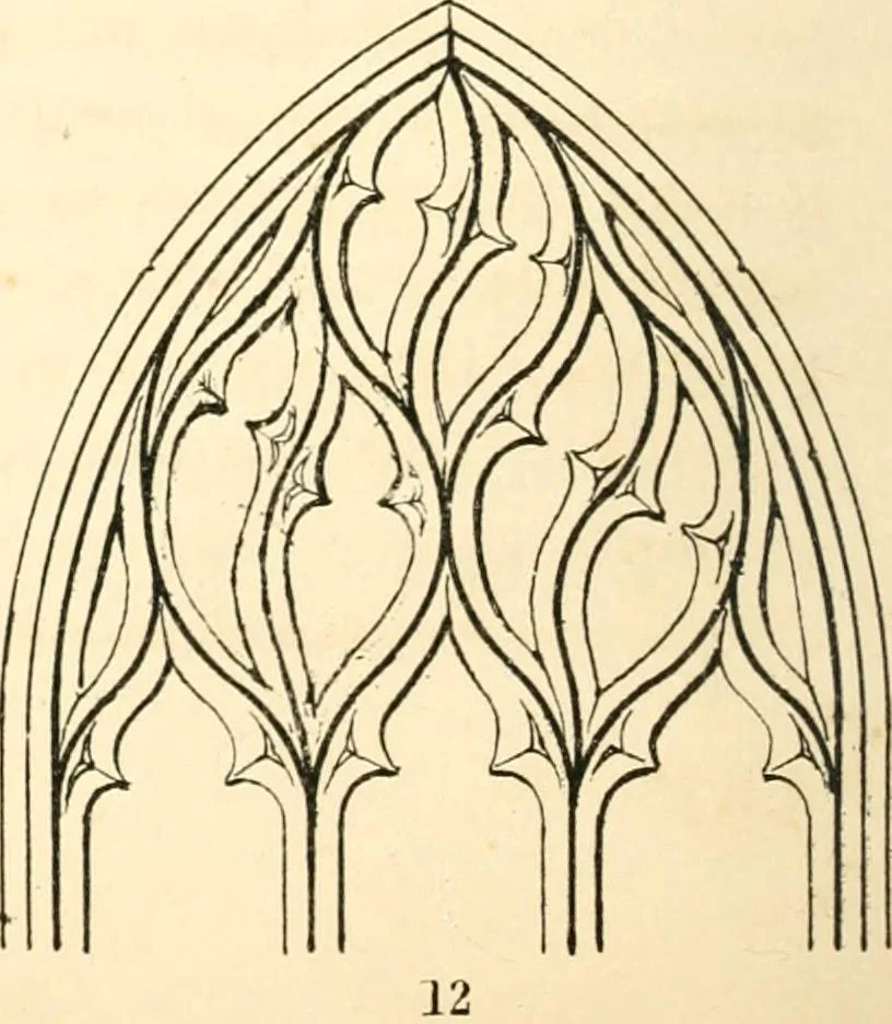 An illustration from An essay on the origin and development of window tracery in England; with nearly four hundred illustrations, 1851, leaf 273