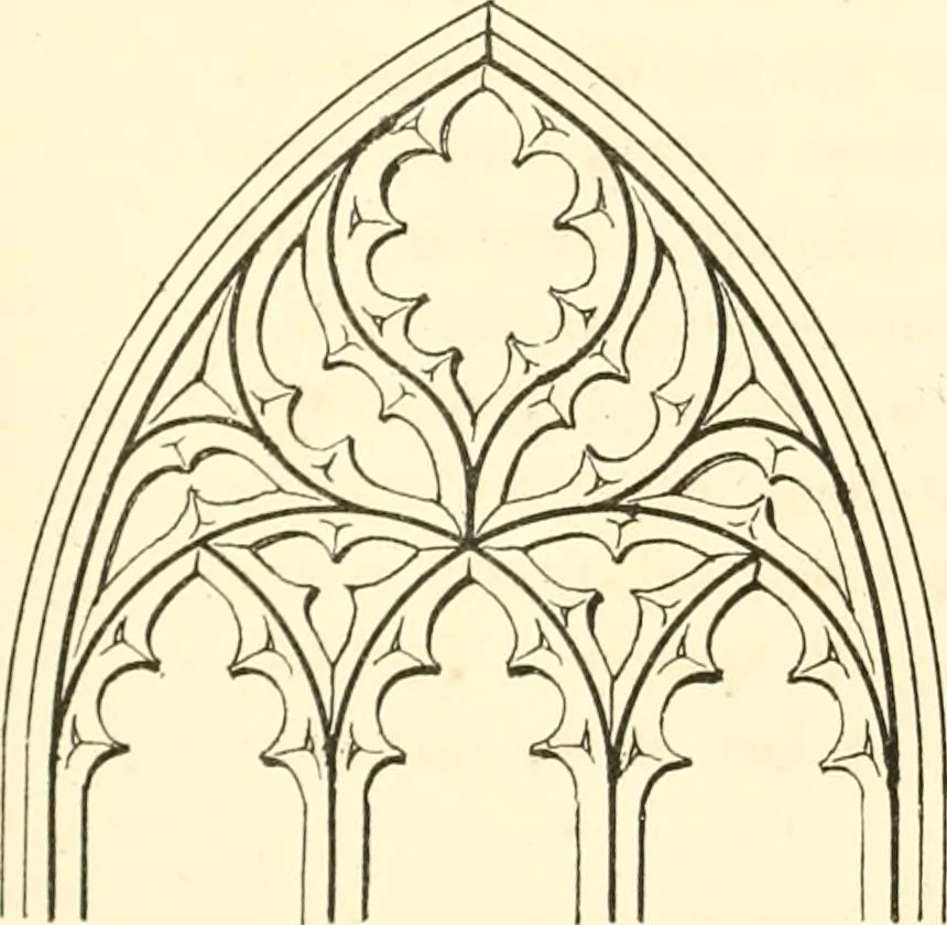An illustration from An essay on the origin and development of window tracery in England; with nearly four hundred illustrations, 1851, leaf 279