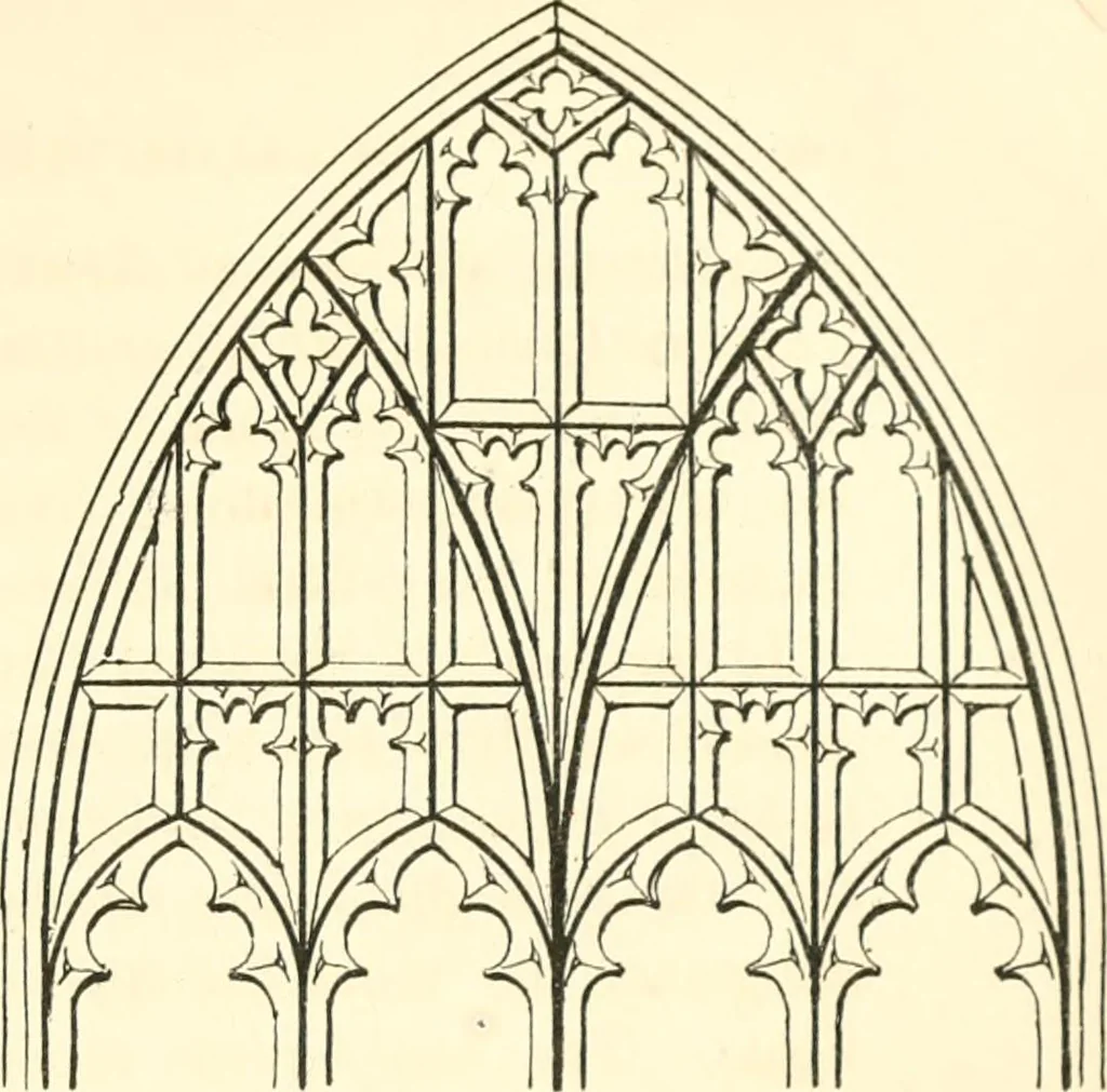 An illustration from An essay on the origin and development of window tracery in England; with nearly four hundred illustrations, 1851, leaf 306