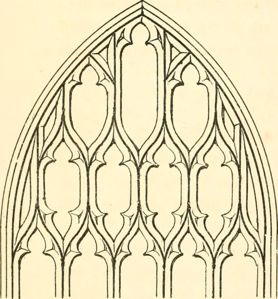 An illustration from An essay on the origin and development of window tracery in England; with nearly four hundred illustrations, 1851, leaf 311