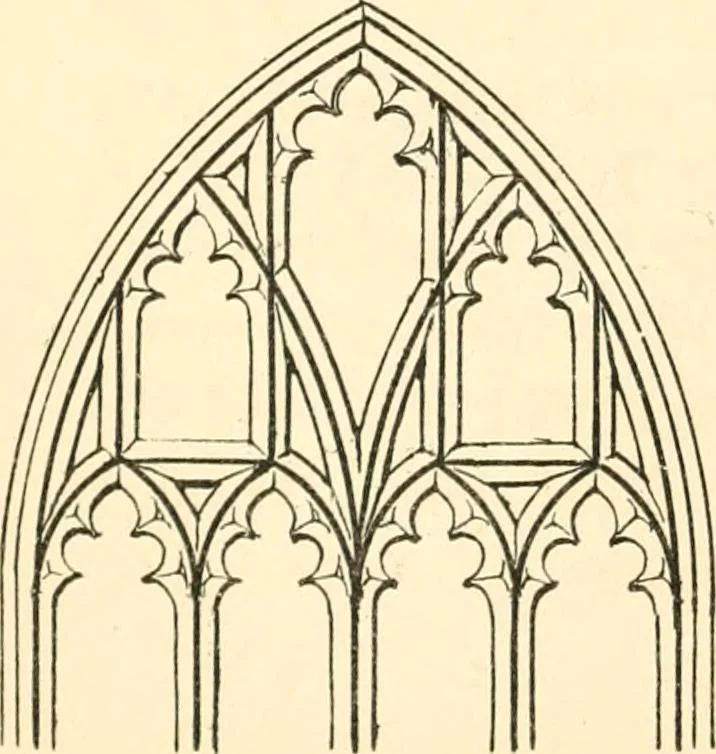 An illustration from An essay on the origin and development of window tracery in England; with nearly four hundred illustrations, 1851, leaf 311