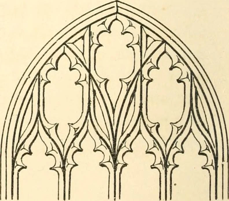 An illustration from An essay on the origin and development of window tracery in England; with nearly four hundred illustrations, 1851, leaf 311