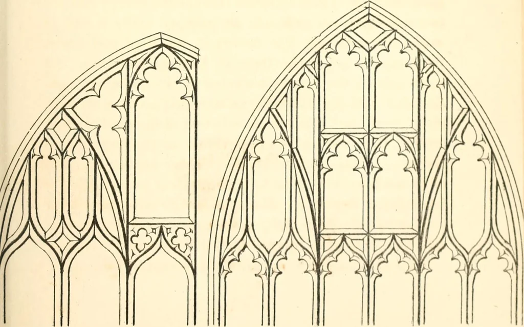 An illustration from An essay on the origin and development of window tracery in England; with nearly four hundred illustrations, 1851, leaf 322