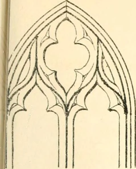 An illustration from An essay on the origin and development of window tracery in England; with nearly four hundred illustrations, 1851, leaf 330