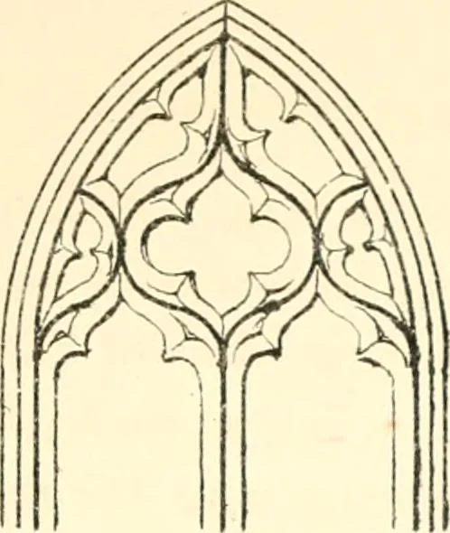 An illustration from An essay on the origin and development of window tracery in England; with nearly four hundred illustrations, 1851, leaf 330