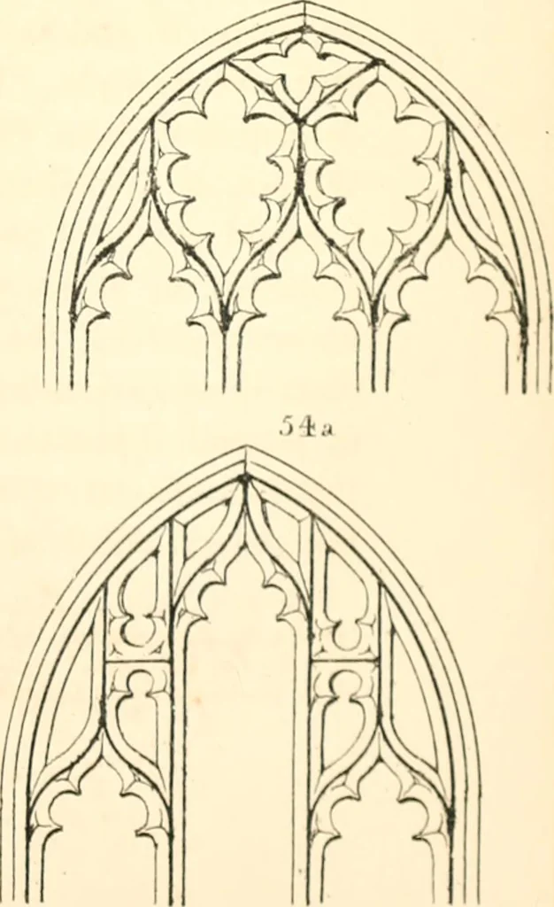 An illustration from An essay on the origin and development of window tracery in England; with nearly four hundred illustrations, 1851, leaf 330