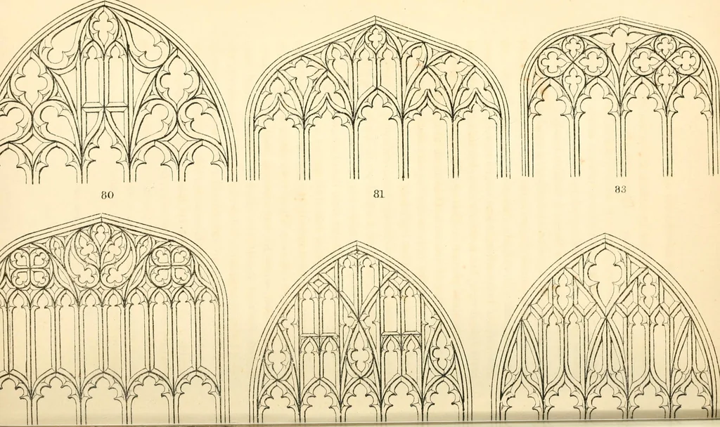 An illustration from An essay on the origin and development of window tracery in England; with nearly four hundred illustrations, 1851, leaf 359