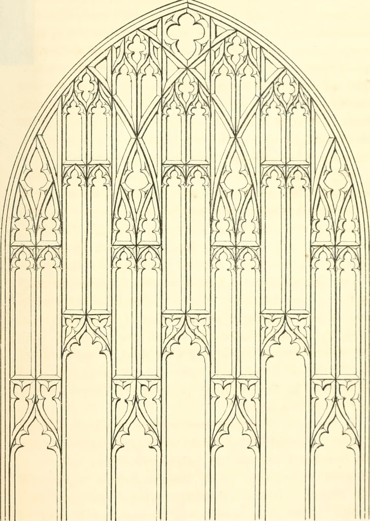 An illustration from An essay on the origin and development of window tracery in England; with nearly four hundred illustrations, 1851, leaf 366