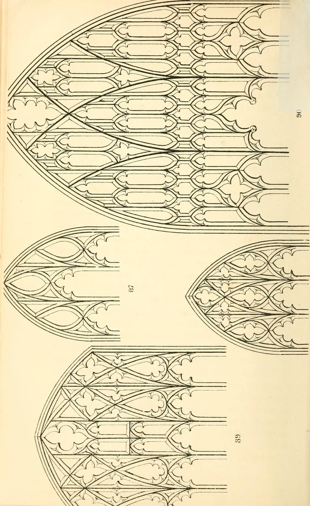 An illustration from An essay on the origin and development of window tracery in England; with nearly four hundred illustrations, 1851, leaf 369