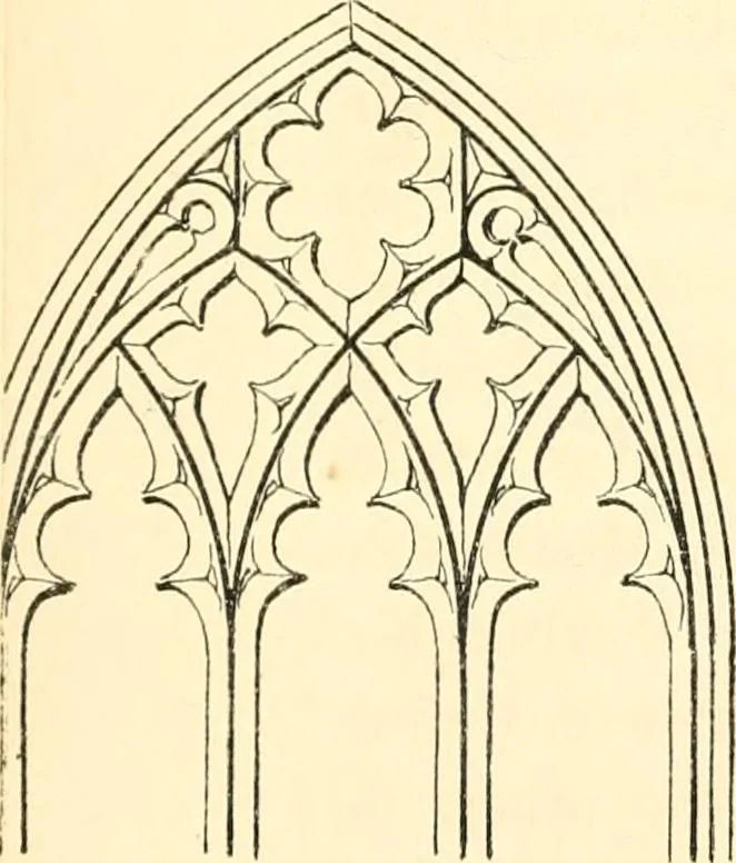 An illustration from An essay on the origin and development of window tracery in England; with nearly four hundred illustrations, 1851, leaf 373