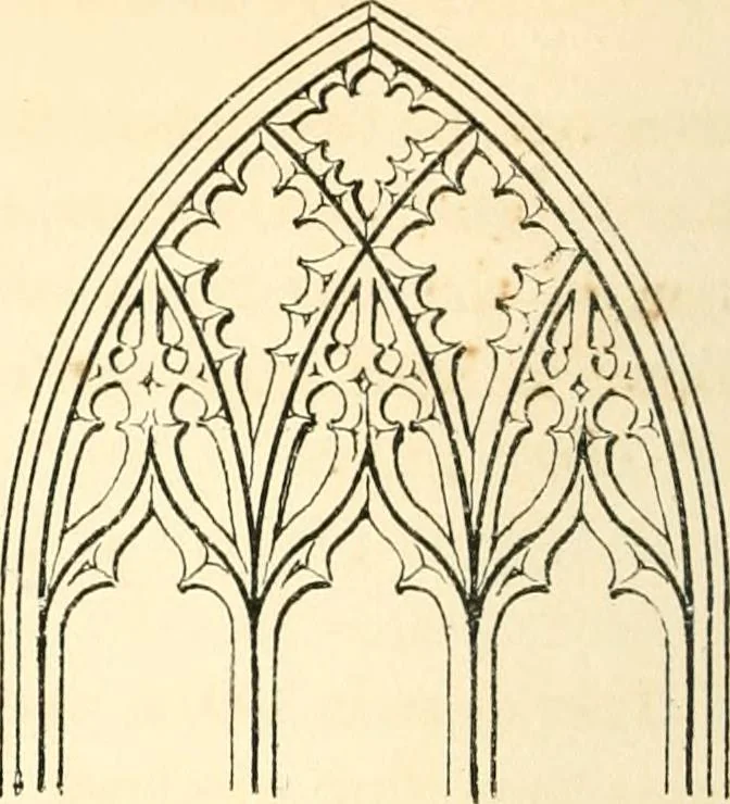 An illustration from An essay on the origin and development of window tracery in England; with nearly four hundred illustrations, 1851, leaf 373