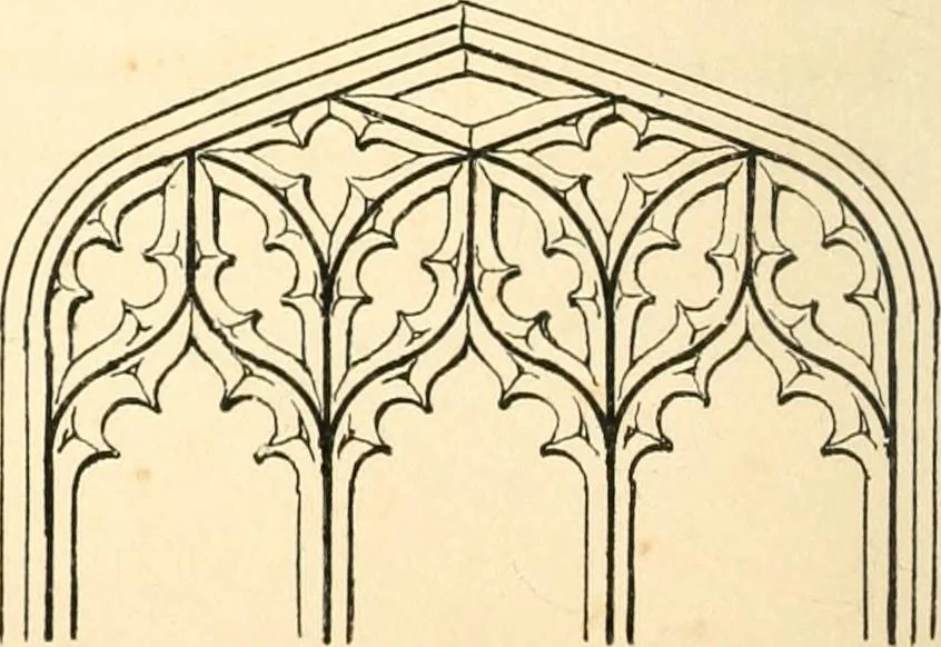 An illustration from An essay on the origin and development of window tracery in England; with nearly four hundred illustrations, 1851, leaf 373