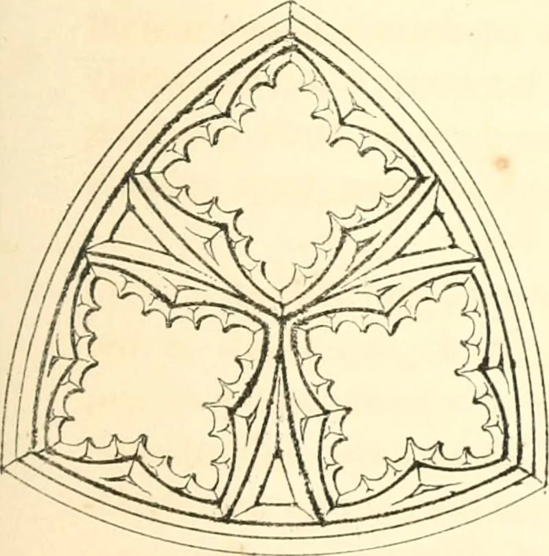 An illustration from An essay on the origin and development of window tracery in England; with nearly four hundred illustrations, 1851, leaf 386
