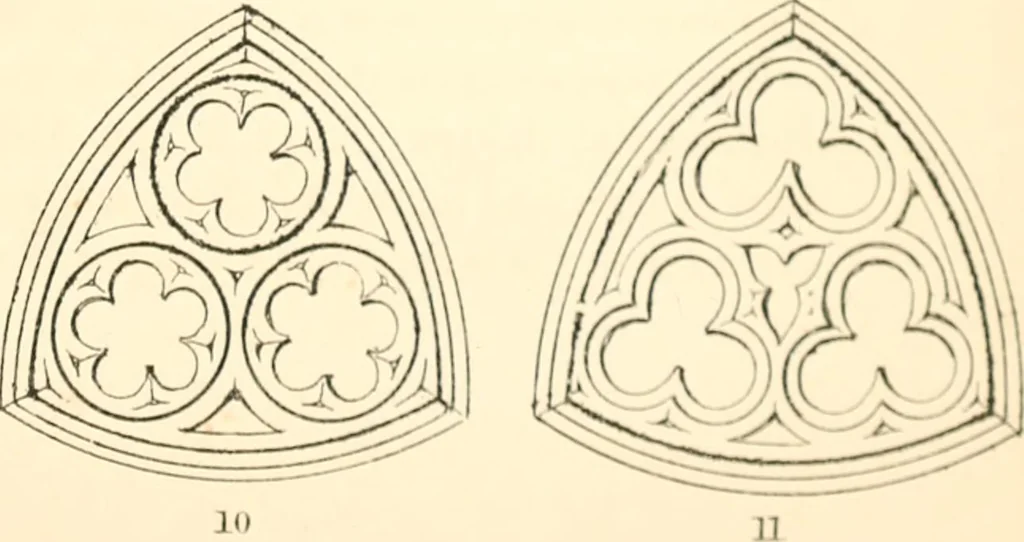 An illustration from An essay on the origin and development of window tracery in England; with nearly four hundred illustrations, 1851, leaf 386