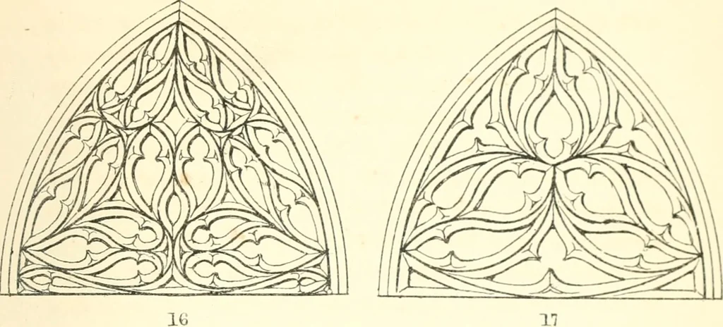 An illustration from An essay on the origin and development of window tracery in England; with nearly four hundred illustrations, 1851, leaf 392
