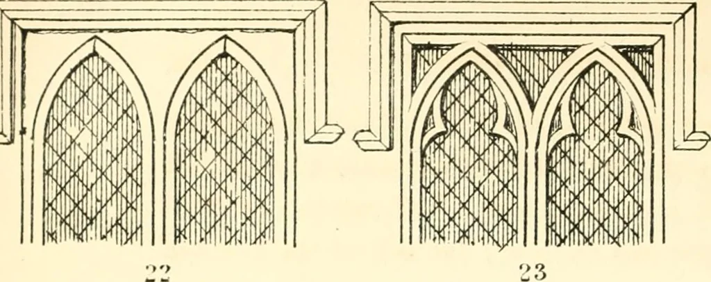 An illustration from An essay on the origin and development of window tracery in England; with nearly four hundred illustrations, 1851, leaf 399