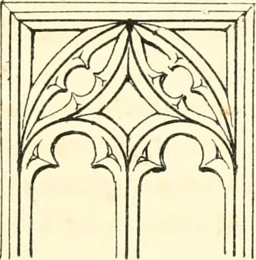 An illustration from An essay on the origin and development of window tracery in England; with nearly four hundred illustrations, 1851, leaf 406