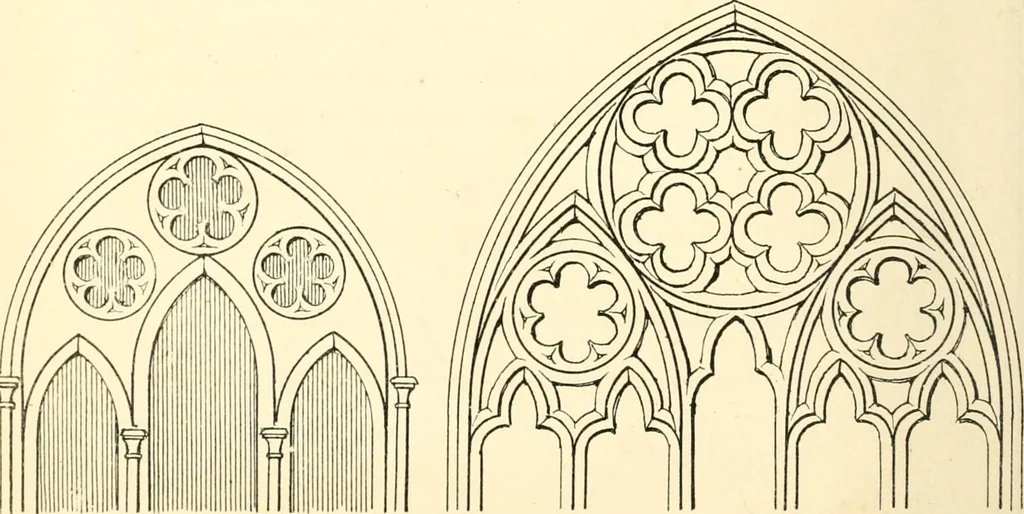 An illustration from An essay on the origin and development of window tracery in England; with nearly four hundred illustrations, 1851, leaf 423