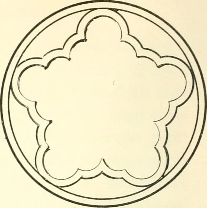 An illustration from An essay on the origin and development of window tracery in England; with nearly four hundred illustrations, 1851, leaf 49