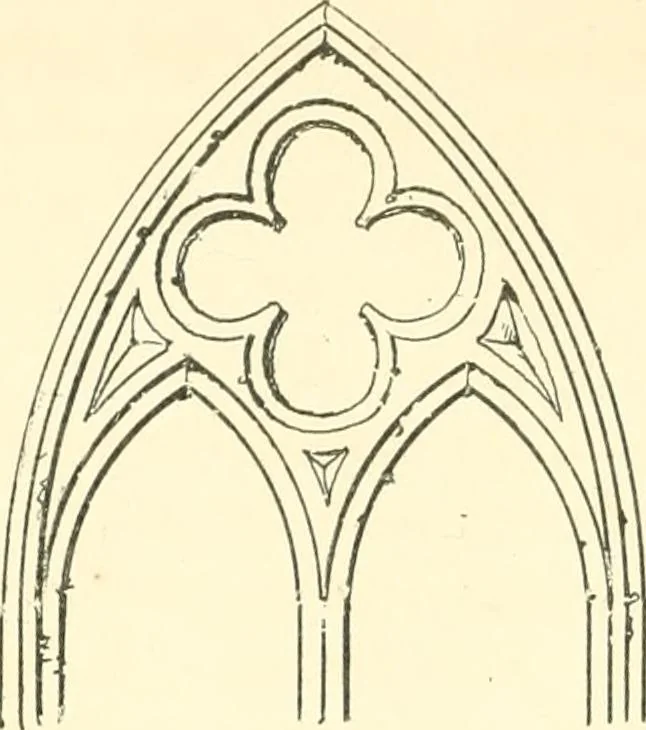 An illustration from An essay on the origin and development of window tracery in England; with nearly four hundred illustrations, 1851, leaf 73