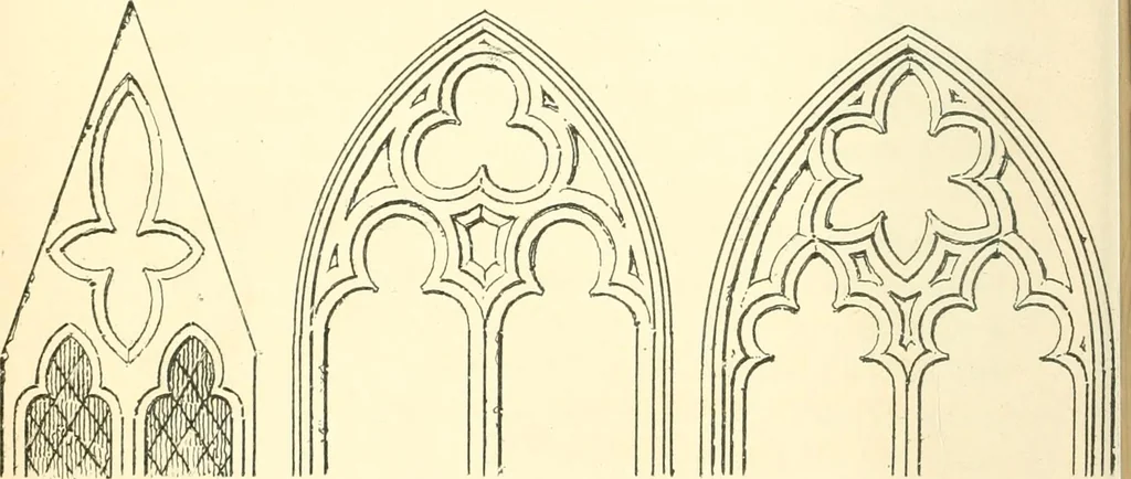An illustration from An essay on the origin and development of window tracery in England; with nearly four hundred illustrations, 1851, leaf 73