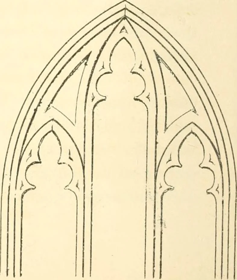 An illustration from An essay on the origin and development of window tracery in England; with nearly four hundred illustrations, 1851, leaf 79