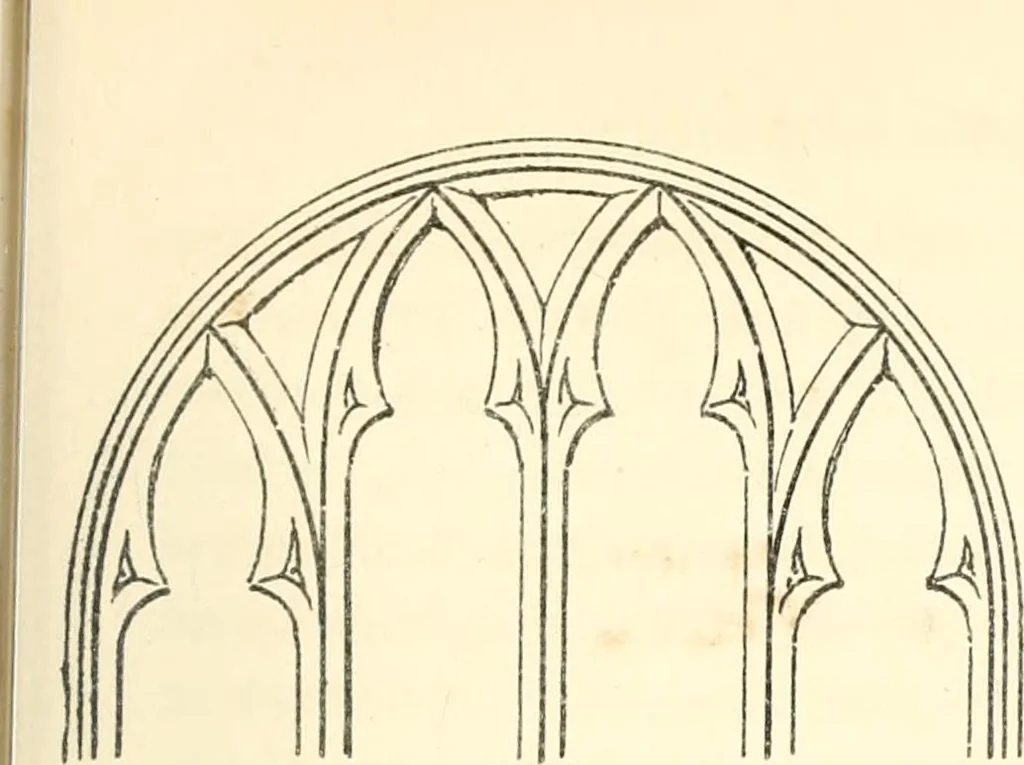 An illustration from An essay on the origin and development of window tracery in England; with nearly four hundred illustrations, 1851, leaf 86
