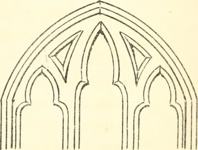 An illustration from An essay on the origin and development of window tracery in England; with nearly four hundred illustrations, 1851, leaf 86