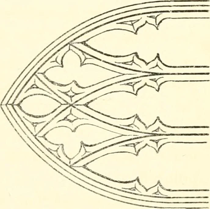 An illustration from An essay on the origin and development of window tracery in England; with nearly four hundred illustrations, 1851, leaf 92