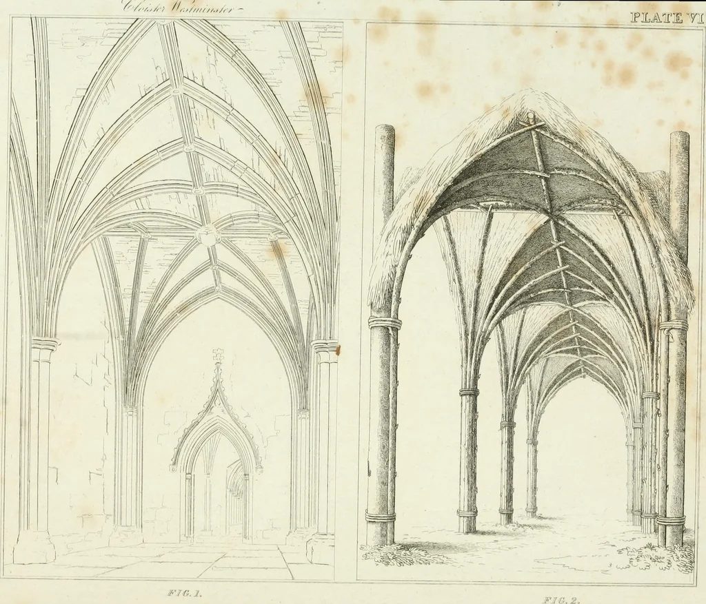 An illustration from Essay on the origin, history, and principles, of Gothic architecture, 1813, leaf 173