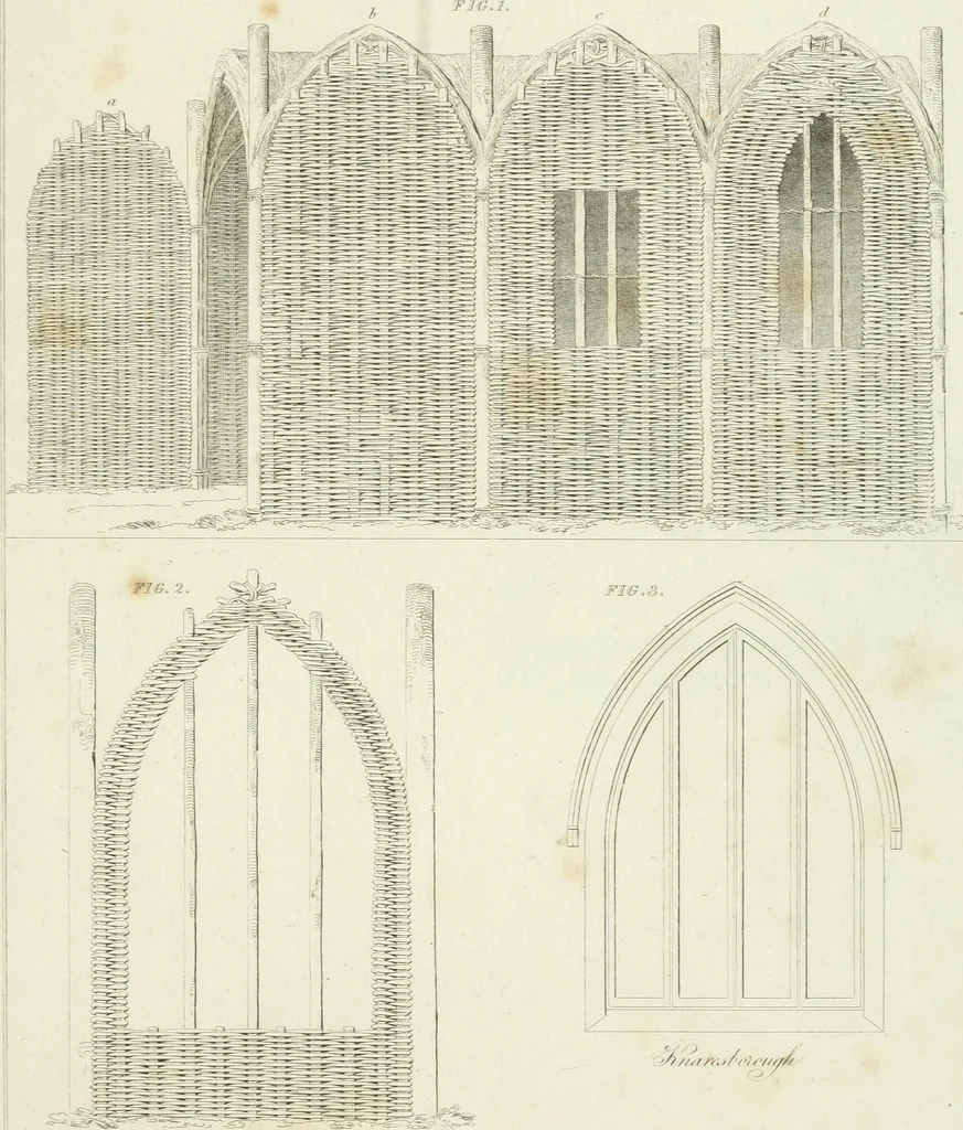 An illustration from Essay on the origin, history, and principles, of Gothic architecture, 1813, leaf 177