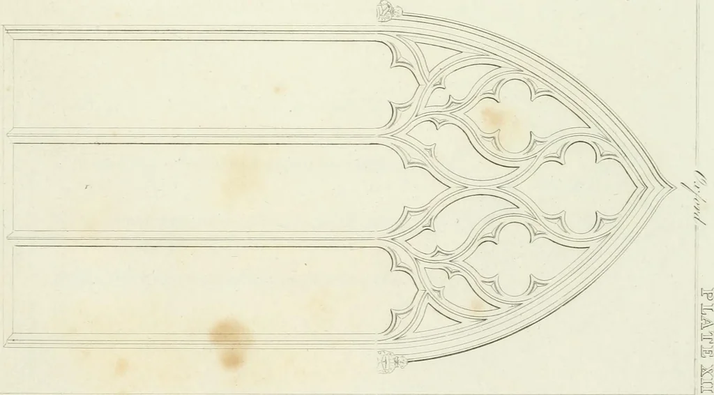 An illustration from Essay on the origin, history, and principles, of Gothic architecture, 1813, leaf 185