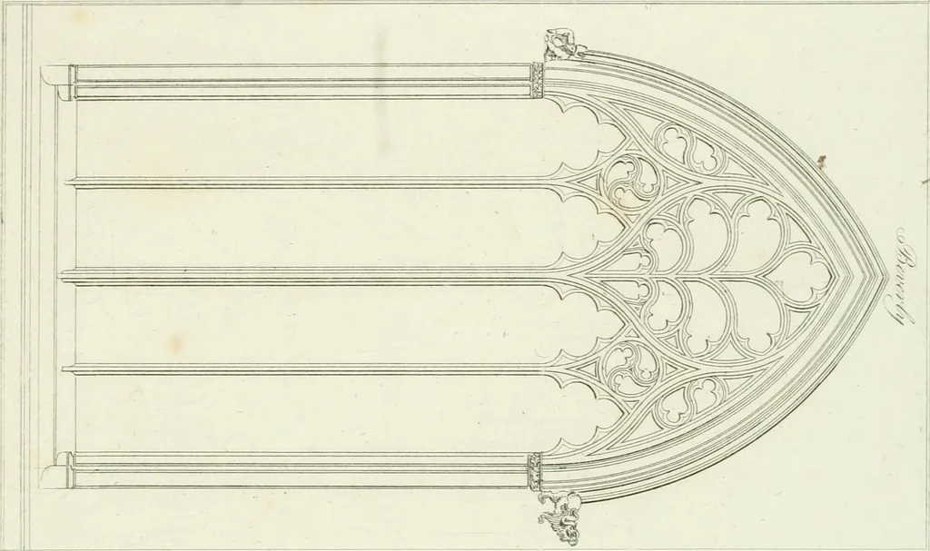 An illustration from Essay on the origin, history, and principles, of Gothic architecture, 1813, leaf 187