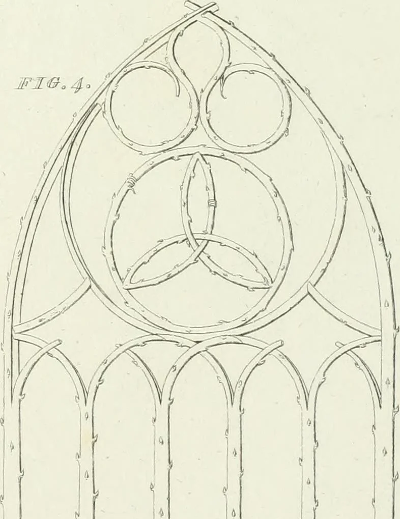 An illustration from Essay on the origin, history, and principles, of Gothic architecture, 1813, leaf 189