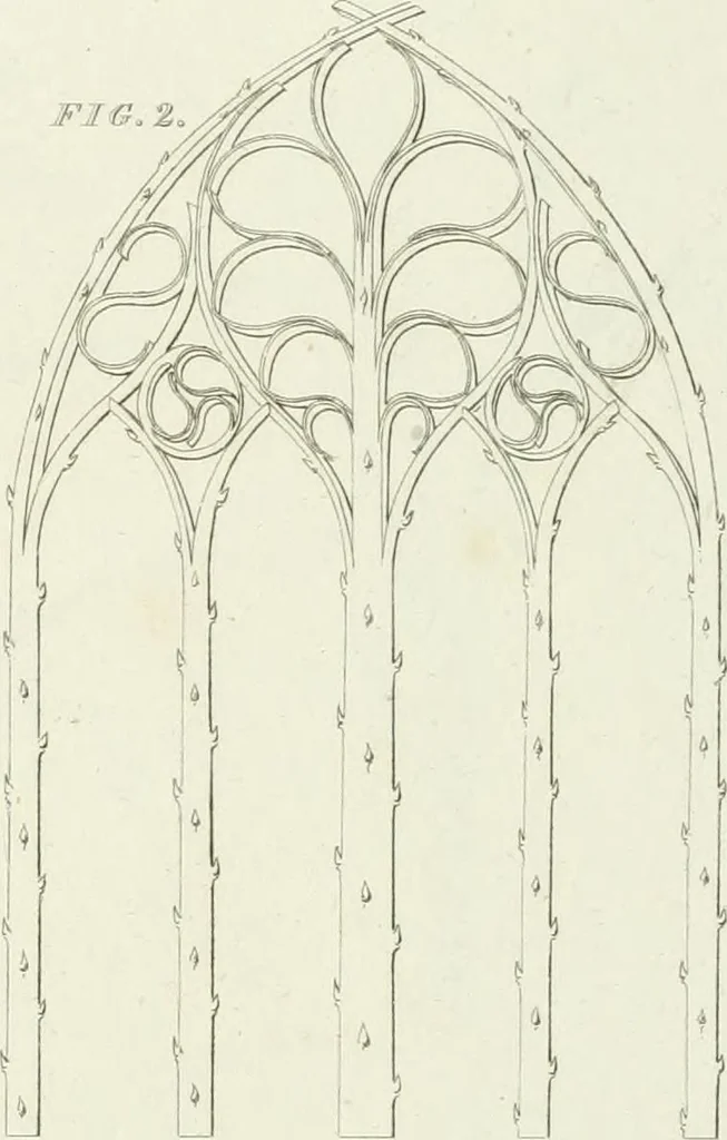 An illustration from Essay on the origin, history, and principles, of Gothic architecture, 1813, leaf 191