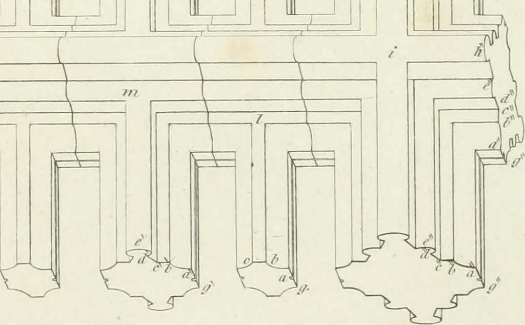 An illustration from Essay on the origin, history, and principles, of Gothic architecture, 1813, leaf 203