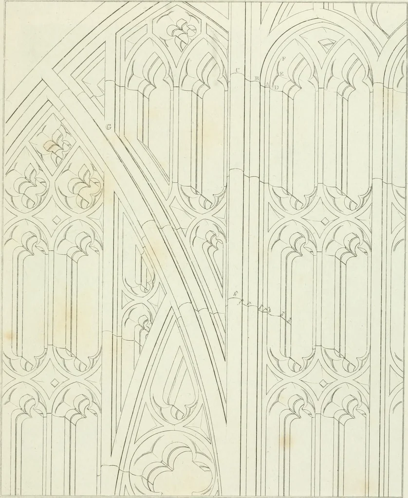 An illustration from Essay on the origin, history, and principles, of Gothic architecture, 1813, leaf 207